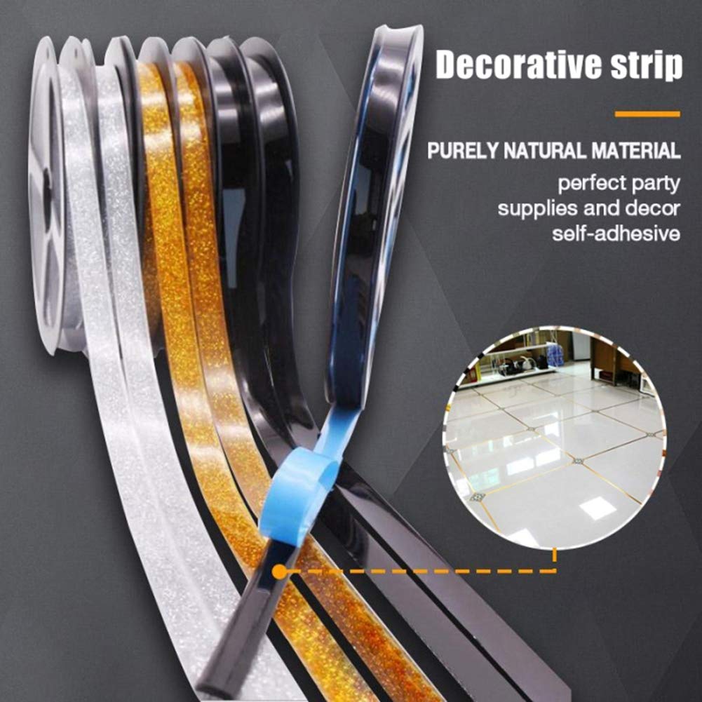 Tile Gap Tape Waterproof Seam Decorative Stickers Room Floor Baseboard Ceiling Skirting Floor Edging Strip Self-Adhesive roll for kitchen bathroom bedroom