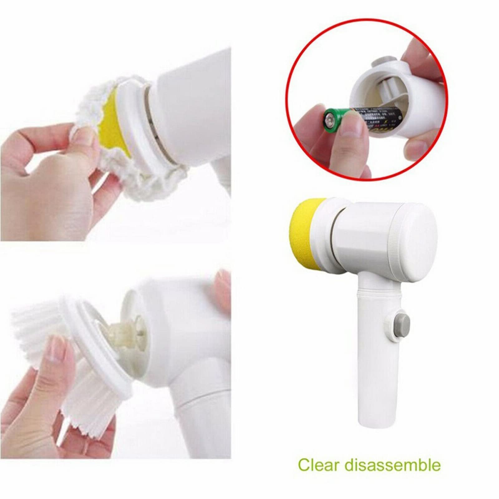 Electric Spin Scrubber Household Cleaning Tool